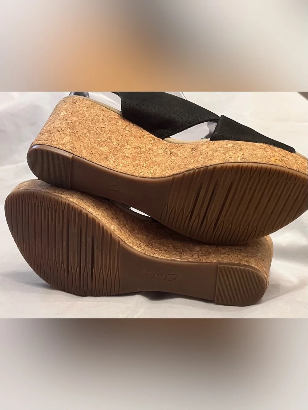 Clarks Women's Annadel Eirwyn Wedge Cork Sandal